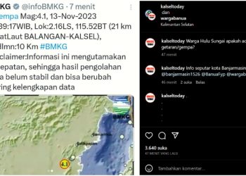 Breaking News: Tabalong dan Balangan Kalsel Bergetar Pagi Ini, Ternyata Terjadi Gempa!