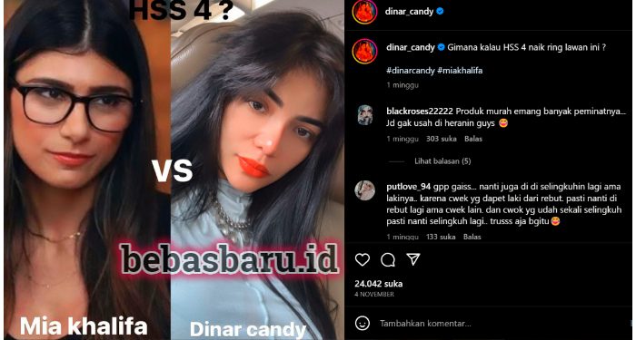 Woww! Cueki Tudingan Pelakor dan Video Panas, Dj Dinar Candy Mau Nantang Bintang Syur Mia Khalifha di Ring Tinju