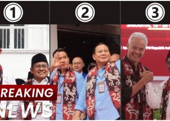 Breaking News: Anies-Muhaimin Nomor Urut 1, Prabowo-Gibran Nomor 2, Ganjar-Mahfud Nomor 3