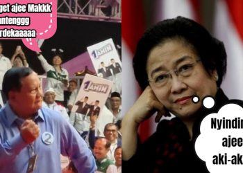 Prabowo Joget Gemoy Saat Megawati ‘Merengut’ Ketika di Salami Gibran dan Kaesang, Ejekannya Jleb Bingit!