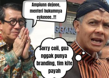 Bingungnya Ganjar Tak Punya Branding, Pas Ngiritik Soal Hukum, Menterinya Kader Si Banteng!