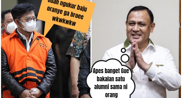 Firli Bahuri Tersangka, Syahrul Yasin Limpo Hanya Tunjukan Borgol ke Awak Media