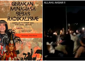 Breaking News: Bitung Rusuh Bernuansa SARA, Gara-gara Dipicu Laskar Manguni Bubarkan Aksi Bela Palestina