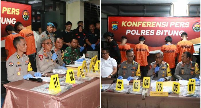 Polisi Tangkap 7 Pelaku Penganiayaan di Rusuh Bitung, Aktor Intelektual yang Masih Berkeliaran Diminta Menyerah!