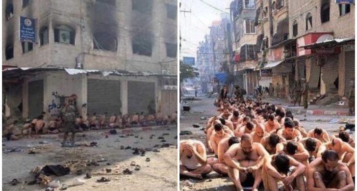 Biadab! Pasukan Dajjal Israel Tangkap dan Telanjangi Warga Palestina