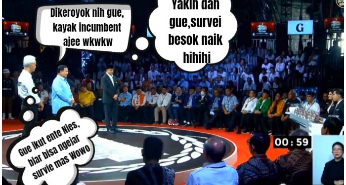 Debat Capres Lucu, Prabowo Seolah Incumbent yang Dikeroyok Anies dan Ganjar