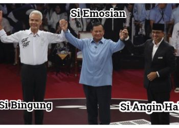Pasca Debat, Julukan Buat 3 Capres: Anies Si Angin Halu, Prabowo Si Emosian, Ganjar Si Bingung!