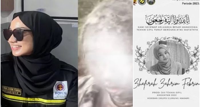 Breaking News: Inalillah…Zhafirah Zahrim Febrina yang Selamat Erupsi Marapi, Malam Ini Meninggal Dunia