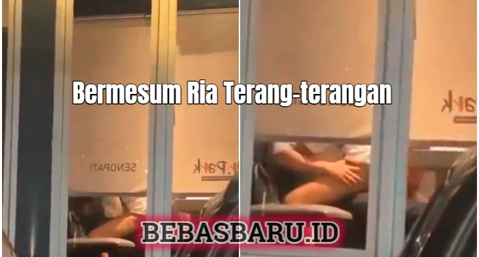 Kembali Dua Sejoli Tak Punya Urat Malu Kepergok Aseek Bermesum ria di Restoran