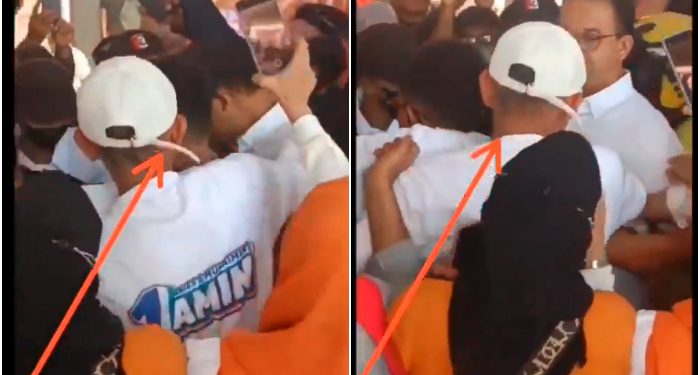 Heboh Anies Baswedan Kena Tampar Orang Berbaju AMIN, Sengaja Atau Tidak Sih?