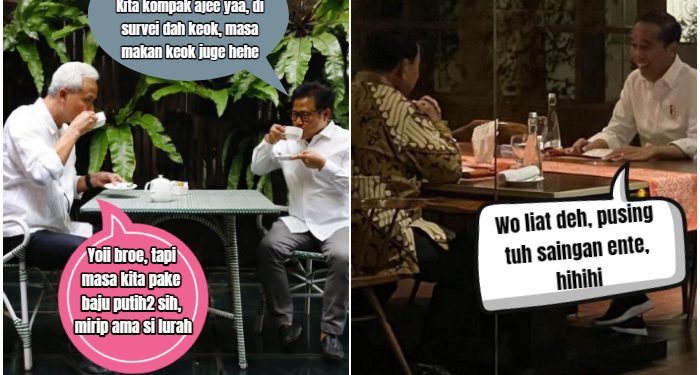 Tak Diundang Jokowi Makan, Ganjar dan Cak Imin Makan Berdua, Nyindir Saingan Nih!