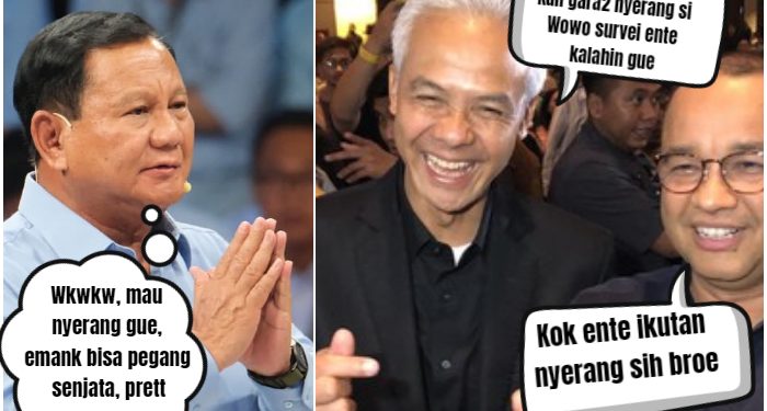 Ganjar Ikut-ikutan Anies Baswedan Serang Prabowo, Tapi Neti Justru Salut Paslon 02 Tak Emosi!