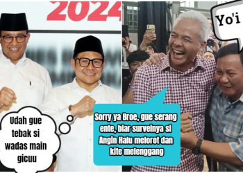 Nyesek Banget Bagi Paslon AMIN, Survei Sebut Pilpres Bakal Dua Putaran, Paslon 2 dan Paslon 3 Lolos