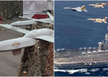 Bukan Gertak Sambal dan di Anggap Remeh, Drone Houthi Benar-benar Serang Kapal Perang AS dan Inggris