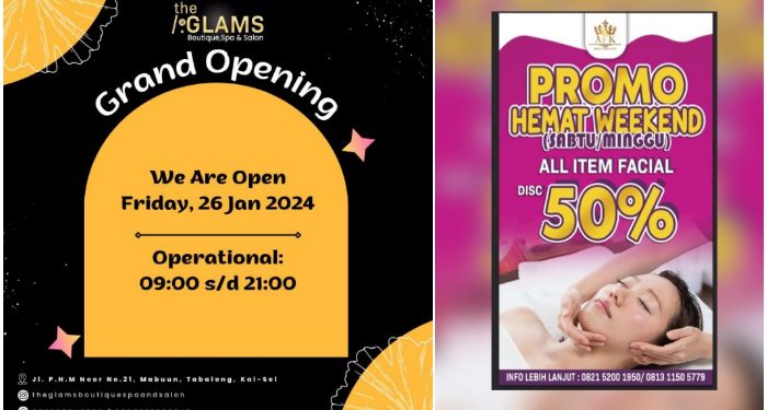 AFK Buka Salon Ala-ala Jepang, Pertama di Tabalong, Opening Discon Hingga 50%!