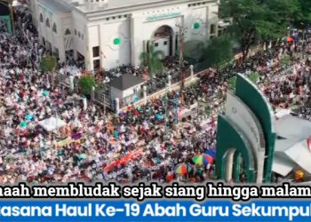 Serba-serbi Haul Guru Sekumpul ke 19 Tahun 2024: Ada yang Mualaf, Ada yang Jalan Kaki dan Gratis BBM