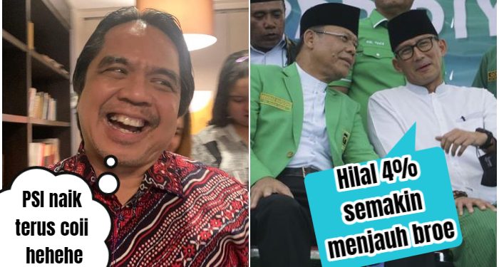 Real Count KPU: PPP yang Semula Lolos, Kini Diambang Gagal, PSI Pelan tapi Pasti Hampir 3%