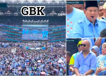 Prabowo Klaim 600 Ribu Massa Padati GBK, Sebut Nama Titiek Soeharto Massa Heboh