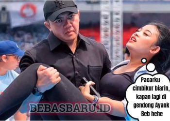 Wanita yang Digendong Mayor Teddy Bikin Iri Ribuan Wanita, Akaiii!