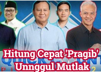 Breaking News: Hasil Hitung Cepat Sementara, Prabowo-Gibran Unggul Mutlak