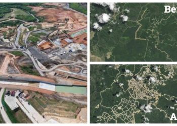 NASA Pelototi IKN, Foto Satelit Hijau Sebelum di Bangun dan Mulai Putih Setelah Megaproyek di Kerjakan