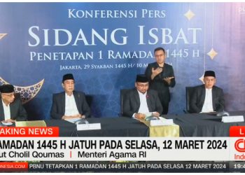 Breaking News: Pemerintah Putuskan 1 Ramadhan 1445 Hijriah Jatuh pada Selasa 12 Maret 2024