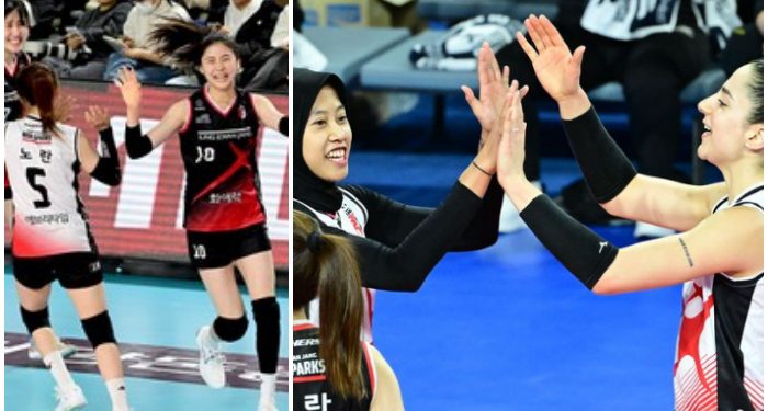 Megawati dan Gia Absen, Pemain Pelapis Red Sparks Keok 1-3 dari Al Peppers di Liga Voli Korea