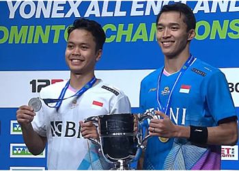 Tenaga Ginting Habis di Partai Puncak, Jojo Juara All England 2024 Menang 21-15 dan 21-14
