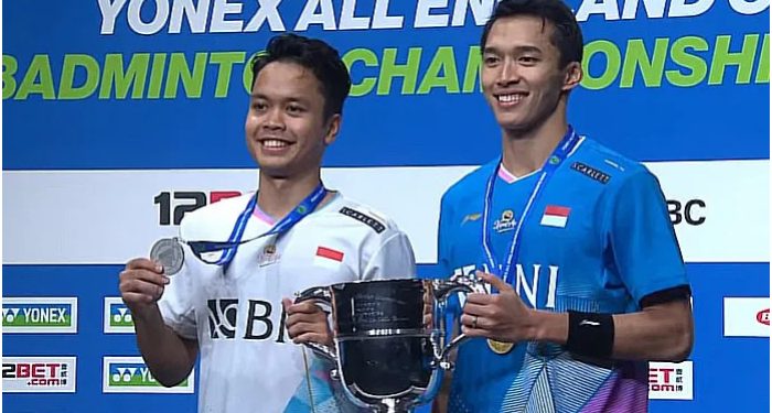Tenaga Ginting Habis di Partai Puncak, Jojo Juara All England 2024 Menang 21-15 dan 21-14
