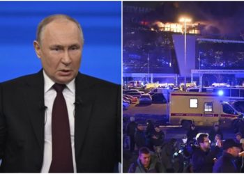 Putin ‘Ngamuk’ Negerinya di Hajar Teroris 143 Tewas, Janji Balas Keras Serangan Maut Itu