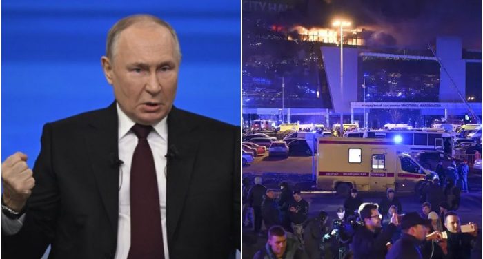 Putin ‘Ngamuk’ Negerinya di Hajar Teroris 143 Tewas, Janji Balas Keras Serangan Maut Itu