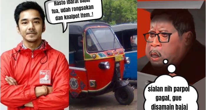 Jubir PSI Balas Ejek Sekjend PDIP Mirip Sopir Bajaj Tua dan Rongsok!