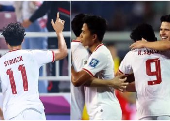 Struiqk jadi bintang dengan 2 golnya, sebelum Timnas RI lolos lewat drama adu penalti melawan Korsel (dok, tangkapan layar)
