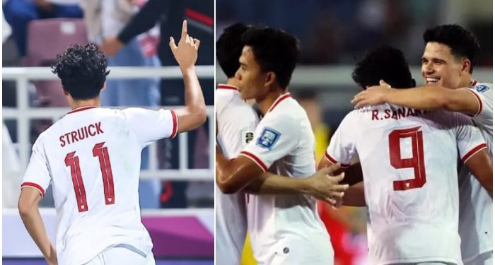 Struiqk jadi bintang dengan 2 golnya, sebelum Timnas RI lolos lewat drama adu penalti melawan Korsel (dok, tangkapan layar)