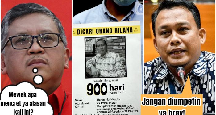 Hasto Kini Kelabakan, Sering Nyinyirin Keluarga Jokowi, KPK Minta Dia Tunjukan di Mana Harun Masiku Ngumpet!
