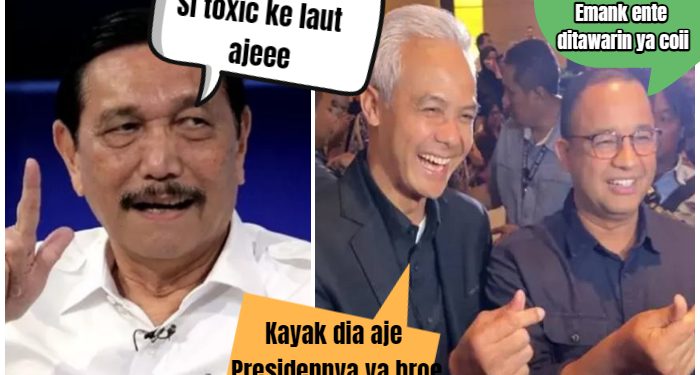 Luhut Sebut Toxic Bikin Kacau Pemerintahan Prabowo-Gibran Kelak, Sinyal Jangan Ajak Anies-Ganjar?