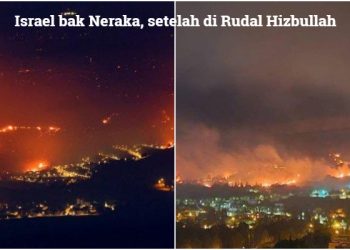 Hizbullah ‘Bakar’ Kota dan Fasilitas Militer Dengan Rudal, Bikin Teror Warga Israel
