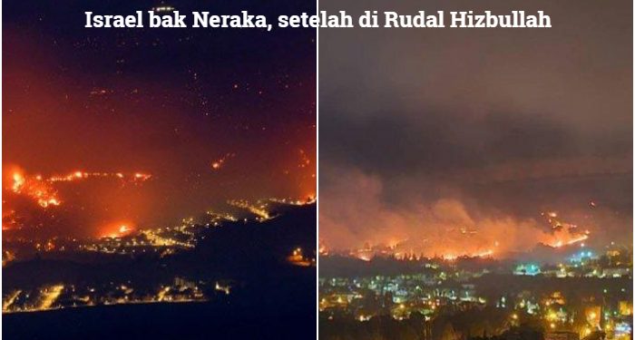 Hizbullah ‘Bakar’ Kota dan Fasilitas Militer Dengan Rudal, Bikin Teror Warga Israel