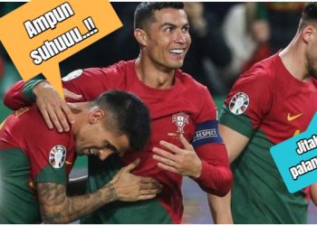Jengkel ke Cancelo Salah Beri Umpan, Senyum Ronaldo Merekah Lihat Kelakuan Pemain Turki