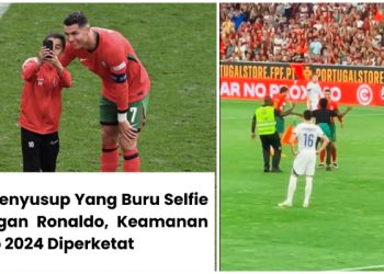 Setelah 6 Penyusup Buru Ronaldo di Lapangan, Pelatih Portugal Mulai Was-was