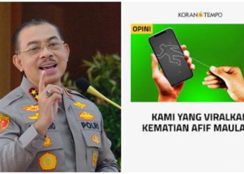 Mantap! Koran Tempo Tantang Polda Sumbar, Sebut Mereka yang Viralkan Kematian Afif Maulana