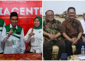 H Marlan Umumkan Gandeng Erwan Adik Eks Bupati Tabalong Hadapi H Fani dan H Sani