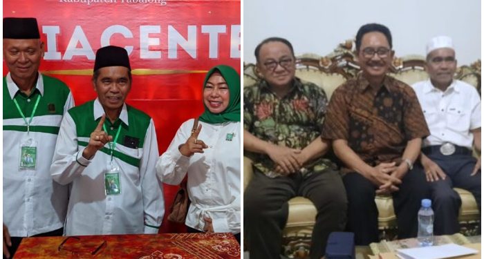 H Marlan Umumkan Gandeng Erwan Adik Eks Bupati Tabalong Hadapi H Fani dan H Sani