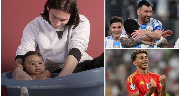 Usai Bawa Timnas ke Final, Foto Lama Lionel Messi dan Lamine Yamal Saat Bayi Mendadak Viral