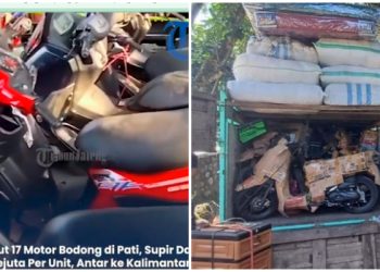 Waspada Beli Motor Murah, Polisi Gagalkan Pengiriman Motor Bodong dari Pati Tujuan Kalimantan