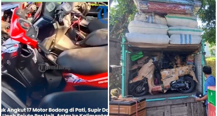 Waspada Beli Motor Murah, Polisi Gagalkan Pengiriman Motor Bodong dari Pati Tujuan Kalimantan
