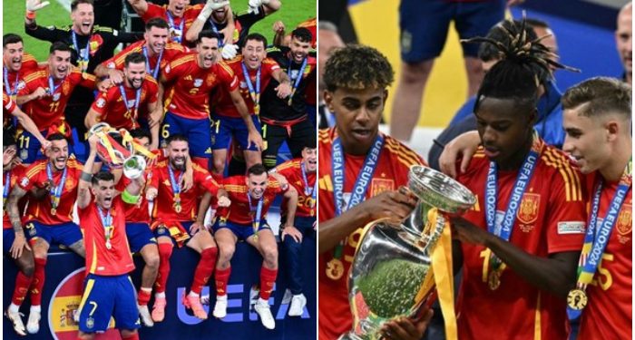 Spanyol Bikin Inggris Nangis Bombay, Gebrak Sejak Awal La Furia Roja Menang 2-1