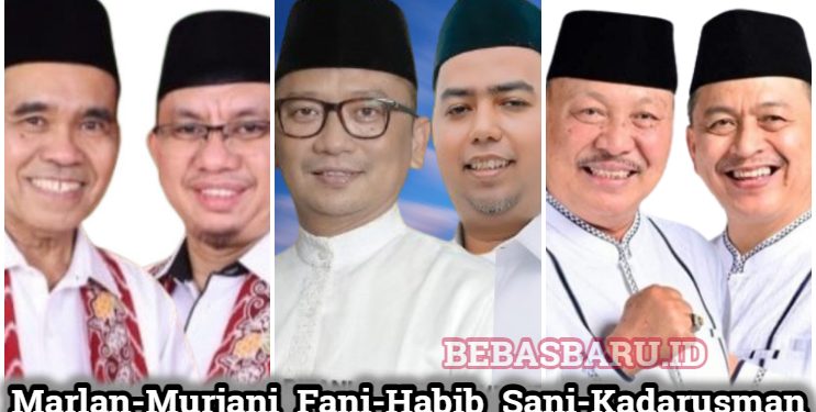 Menakar Kekuatan Tiga Paslon: Marlan-Murjani, Fani-Habib dan Sani-Kadarusman di 12 Kecamatan