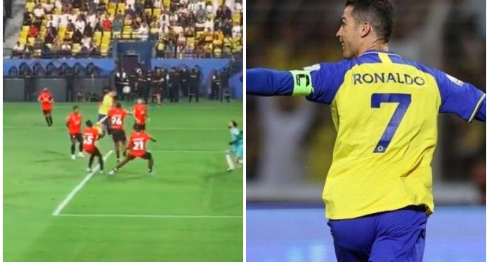 Sundulan Ronaldo Bikin Lawan Melongo, Tinggi dan Seolah Lawan Gravitasi Bumi!