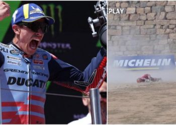 MotoGP Aragon: Marquez Jawara Lagi Setelah 3 Tahun Paceklik, Bagnaia Crash!